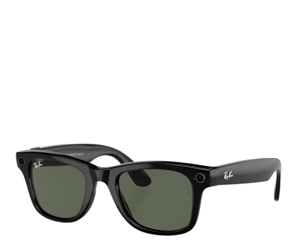 Okulary VR META Ray-Ban Wayfarer - Smart Glasses (Shiny Black/Green) 8056597988377 / meta
